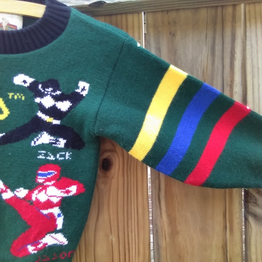 Toddler Power Ranger Sweater - Picture 4 of 8
